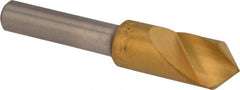 M.A. Ford - 3/8" Head Diam, 1/4" Shank Diam, 1 Flute 90° High Speed Steel Countersink - All Tool & Supply