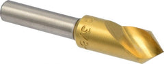 M.A. Ford - 3/8" Head Diam, 1/4" Shank Diam, 1 Flute 82° High Speed Steel Countersink - All Tool & Supply