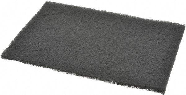 3M - Ultra Fine Grade, Silicon Carbide Hand Pad - Gray, 6" Wide x 9" Long, Nonwoven - All Tool & Supply