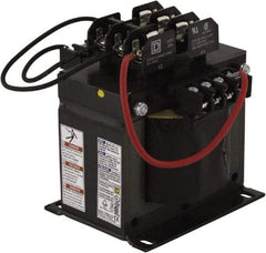 Square D - 750 VA, Top Mount Fuse Block Control Transformer - 50/60 Hz, 5.61 Inch Deep x 5.8 Inch High - All Tool & Supply