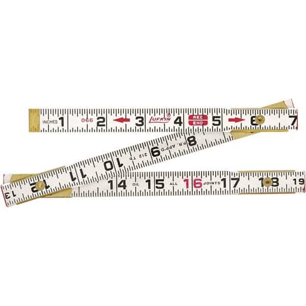 Lufkin - Folding Rules Overall Length (Feet): 6.00 Graduation (Inch): 1/16 - All Tool & Supply