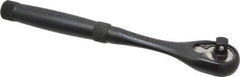 Proto - 3/8" Drive Pear Head Standard Ratchet - Black Oxide Finish, 8-1/2" OAL, 45 Gear Teeth, Standard Knurled Handle, Standard Head - All Tool & Supply