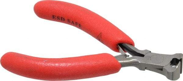 Proto - 4" OAL, 18 AWG Capacity, End Cutting Pliers - 7/16" Jaw Length x 3/4" Jaw Width, End Cut Head, ESD Cushion Handle - All Tool & Supply