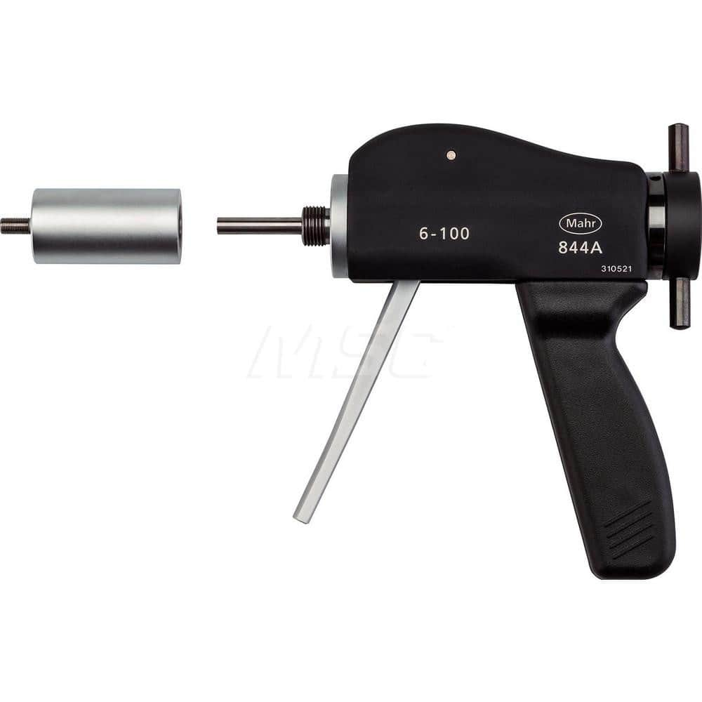 Mahr - Electronic Bore Gages; Type: Self-Centering Measuring Pistol ; Minimum Measurement (Decimal Inch): 0.2500 ; Minimum Measurement (mm): 6 ; Maximum Measurement (mm): 12.00 ; Gage Depth (mm): 40 ; Gage Depth (Inch): 1.57 - Exact Industrial Supply