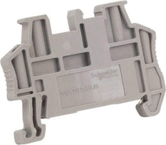 Schneider Electric - 48.5mm Long, Terminal Block End Stop - Use with NYST Terminal Blocks - All Tool & Supply