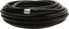 Continental ContiTech - 50' Long, 3/8 Male Rigid x Male Swivel, -20 to 250°F, Nitrile High Temp & High Pressure Hose - 3/8" ID x 0.69" OD, Black, 4,000 Max psi - All Tool & Supply