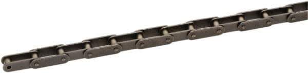 U.S. Tsubaki - 1-1/2" Pitch, ANSI C2060H, Double Pitch Roller Chain - Chain No. C2060H, 1,410 Lb. Capacity, 10 Ft. Long, 15/32" Roller Diam, 1/2" Roller Width - All Tool & Supply