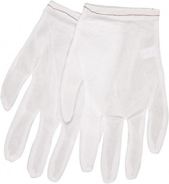 MCR Safety - Size XS Nylon General Protection Work Gloves - For Inspection, Uncoated, Slip-On Cuff, Full Fingered, White, Ambidextrous - All Tool & Supply