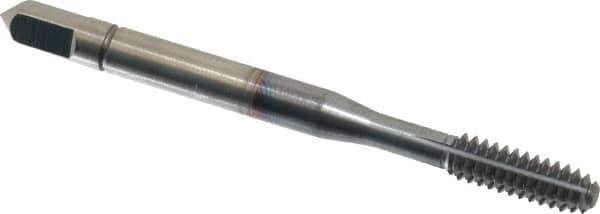 Balax - #10-24 UNC 2B Bottoming Thread Forming Tap - Powdered Metal High Speed Steel, TiCN Finish, 2-3/8" OAL, 0.6" Thread Length, Right Hand Thread, Series BXSTEEL - All Tool & Supply