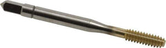 Balax - #10-24 UNC 2B H5 Thread Limit Bottoming Thread Forming Tap - Powdered Metal High Speed Steel, Bal-Plus Finish, 2-3/8" OAL, 0.6" Thread Length, Right Hand Thread, Series BXDIECAST - All Tool & Supply