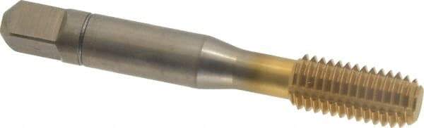 Balax - M10x1.50 Metric Coarse 6H D11 Thread Limit Bottoming Thread Forming Tap - Powdered Metal High Speed Steel, TiN Finish, 2-15/16" OAL, 0.95" Thread Length, Right Hand Thread, Series BXSTAINLESS - All Tool & Supply