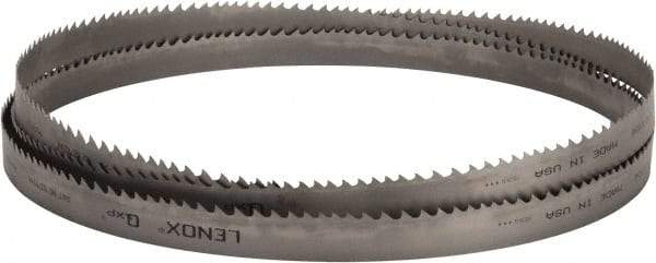 Lenox - 2 to 3 TPI, 15' Long x 1-1/4" Wide x 0.042" Thick, Welded Band Saw Blade - Bi-Metal, Toothed Edge, Raker Tooth Set, Flexible Back, Contour Cutting - All Tool & Supply