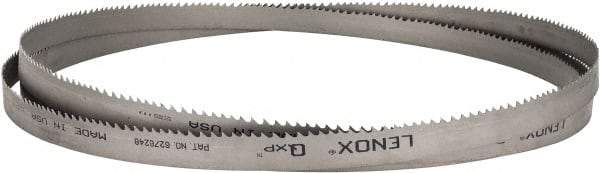 Lenox - 3 to 4 TPI, 14' 10" Long x 1" Wide x 0.035" Thick, Welded Band Saw Blade - Bi-Metal, Toothed Edge, Raker Tooth Set, Flexible Back, Contour Cutting - All Tool & Supply