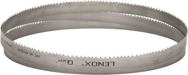 Lenox - 3 to 4 TPI, 11' 6" Long x 1" Wide x 0.035" Thick, Welded Band Saw Blade - Bi-Metal, Toothed Edge, Raker Tooth Set, Flexible Back, Contour Cutting - All Tool & Supply