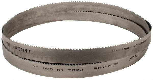 Lenox - 4 to 6 TPI, 12' Long x 1-1/4" Wide x 0.042" Thick, Welded Band Saw Blade - Bi-Metal, Toothed Edge, Raker Tooth Set, Flexible Back, Contour Cutting - All Tool & Supply