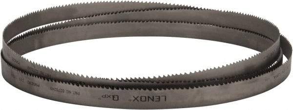 Lenox - 3 to 4 TPI, 15' 6" Long x 1-1/4" Wide x 0.042" Thick, Welded Band Saw Blade - Bi-Metal, Toothed Edge, Raker Tooth Set, Flexible Back, Contour Cutting - All Tool & Supply