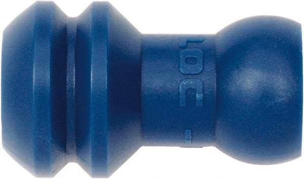 Loc-Line - 1/4" Hose ID, Male to Female Coolant Hose Lathe Adapter - Unthreaded, For Loc-Line Modular Hose Systems - All Tool & Supply