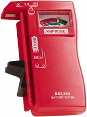 Amprobe - 0.9 VAC to 9 VAC, Battery Tester - Analog Display - All Tool & Supply