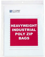 C-LINE - 1-1/2" Long x 14" Wide x 10-1/4" High, 0.004 mil Thick, Self Seal Antistatic Poly Bag - Clear, Heavyweight Grade - All Tool & Supply