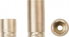 Ampco - 1/2" Drive 8mm Standard Nonsparking Impact Socket - 6 Points - All Tool & Supply