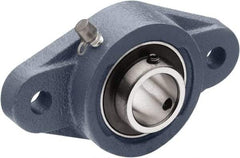 Tritan - 2-15/16" ID, 10.83" OAL x 3.09" OAH 2-Bolt Flange - 11,128 Lb Static Cap, 14,837 Lb Dyn Cap, 8.86" Btw Mnt Hole Ctrs, 0.87" Base-to-Ctr Ht, Cast Iron/Steel - All Tool & Supply