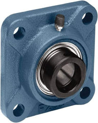 Tritan - 2" ID, 5.12" OAL x 2.6" OAH 4-Bolt Flange - 5,216 Lb Static Cap, 7,868 Lb Dyn Cap, 4.37" Btw Mnt Hole Ctrs, 1.1" Base-to-Ctr Ht, Cast Iron/Steel - All Tool & Supply