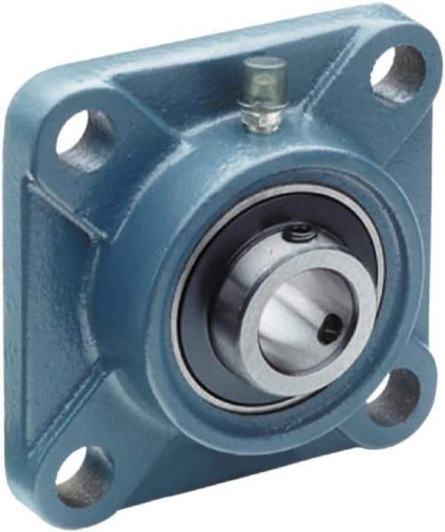 Tritan - 1-5/16" ID, 4.61" OAL x 1-3/4" OAH 4-Bolt Flange - 3,440 Lb Static Cap, 5,778 Lb Dyn Cap, 3.62" Btw Mnt Hole Ctrs, 3/4" Base-to-Ctr Ht, Cast Iron/Steel - All Tool & Supply