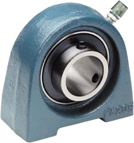 Tritan - 3/4" ID, 2.5591" OAL x 2.5197" OAH Pillow Block - 1,495 Lb Static Cap, 2,878 Lb Dyn Cap, 2" Btw Mnt Hole Ctrs, 1-5/16" Base-to-Ctr Ht, Cast Iron/Steel - All Tool & Supply