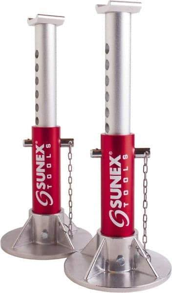 Sunex Tools - 6,000 Lb Capacity Jack Stand - 10.6 to 15.4" High - All Tool & Supply