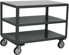 Jamco - Flush Mobile Table - Steel, Gray, 36" Long x 30" Deep x 30" High - All Tool & Supply