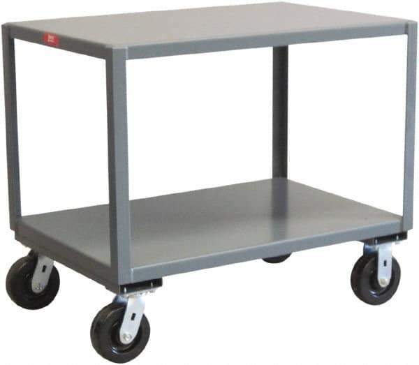 Jamco - Reinforced Mobile Table - Steel, Gray, 60" Long x 36" Deep x 31" High - All Tool & Supply