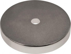 Mag-Mate - 1-1/2" Long x 1-1/2" Diam x 1/8" High, 1 Mounting Hole, 45 Poles, Ring Neodymium Rare Earth Holding Magnet - 33.7 Lb Average & 67.3 Lb Max Pull Force, 1/8 Mounting Hole, Through Hole Style, 180°F Max Operating Temp - All Tool & Supply