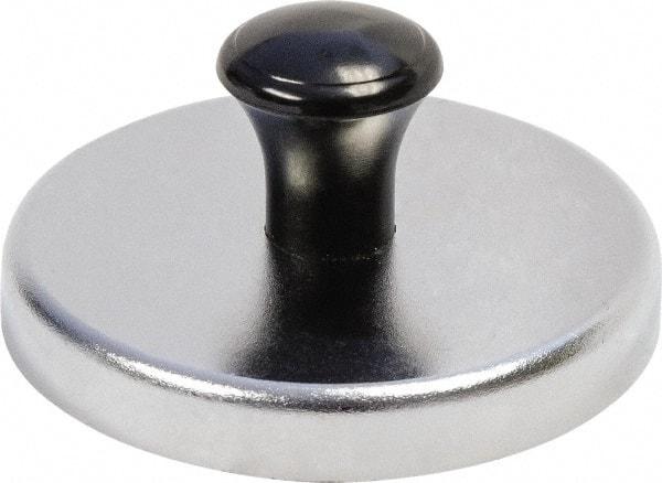 Mag-Mate - 2-5/8" Diam Magnetic Print Holder - Round, 1-1/8" High, 41 Lb Average Magnetic Pull - All Tool & Supply