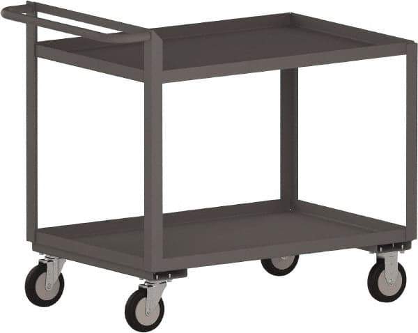 Jamco - 1,200 Lb Capacity, 18" Wide x 36" Long x 30" High Standard Utility Cart - 2 Shelf, Steel - All Tool & Supply