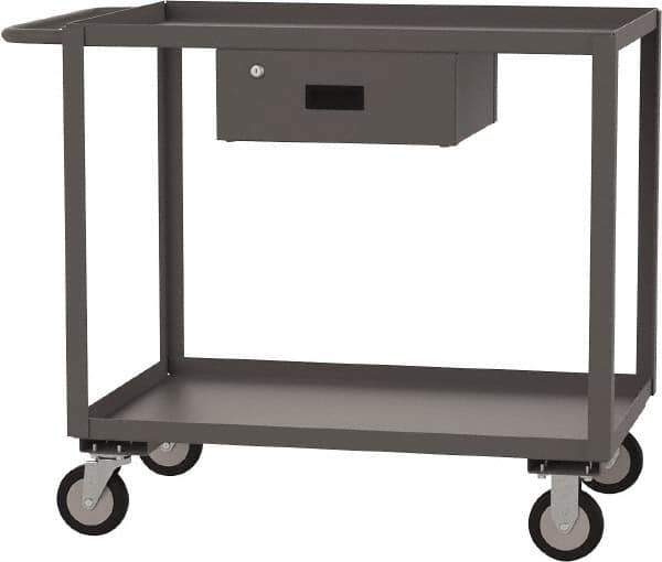 Jamco - 1,200 Lb Capacity, 36" Wide x 30" Long x 39" High Service Cart - 2 Shelf, Steel - All Tool & Supply