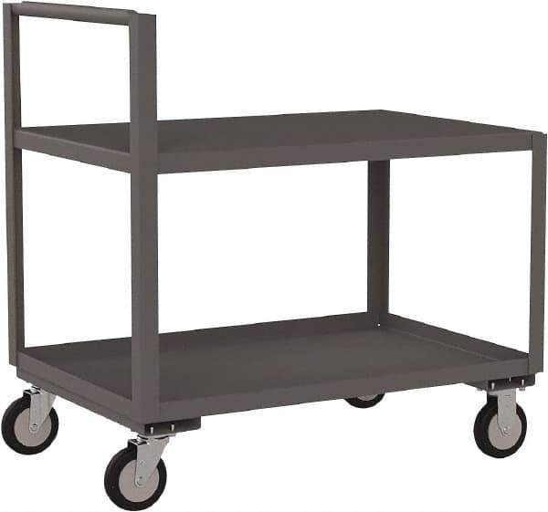 Jamco - 1,200 Lb Capacity, 36" Wide x 48" Long x 27" High Standard Utility Cart - 2 Shelf, Steel - All Tool & Supply