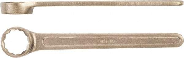 Ampco - 24mm 12 Point Box Wrench - Single End, Aluminum Bronze, Plain Finish - All Tool & Supply