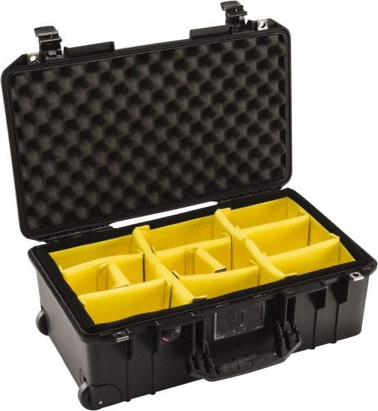 Pelican Products, Inc. - 13-31/32" Wide x 8-63/64" High, Aircase w/Divider - Black - All Tool & Supply