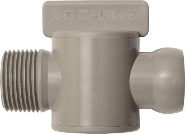 Loc-Line - 10 Piece, 3/4" ID Coolant Hose Male NPT Valve - Male to Female Connection, Acetal Copolymer Body, NPT, Use with Loc-Line Modular Hose Systems - All Tool & Supply