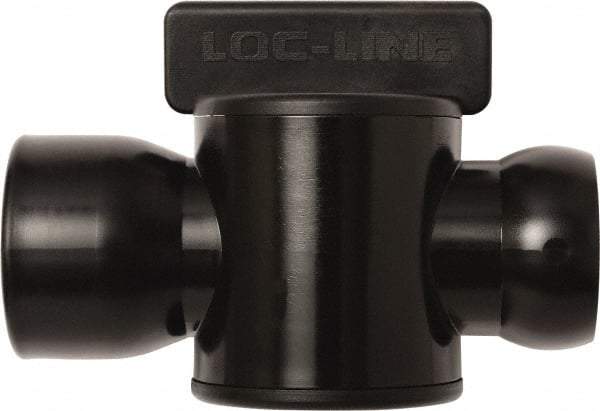 Loc-Line - 10 Piece, 3/4" ID Coolant Hose Female NPT Valve - Female to Female Connection, Acetal Copolymer Body, NPT, Use with Loc-Line Modular Hose Systems - All Tool & Supply