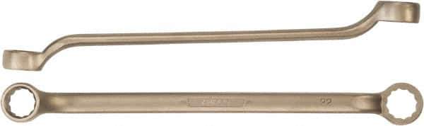 Ampco - 55mm x 60mm 12 Point Box Wrench - Double End, Aluminum Bronze, Plain Finish - All Tool & Supply