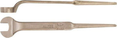 Ampco - 34mm Nonsparking Standard Spud Handle Open End Wrench - Single End, Plain Finish - All Tool & Supply