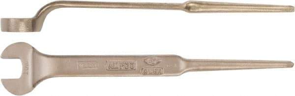 Ampco - 50mm Nonsparking Standard Spud Handle Open End Wrench - Single End, Plain Finish - All Tool & Supply