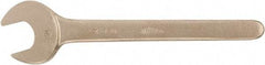 Ampco - 2-9/16" Nonsparking Standard Open End Wrench - Single End, Plain Finish - All Tool & Supply