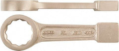 Ampco - 37mm 12 Point Striking Box Wrench - Single End, Aluminum Bronze, Plain Finish - All Tool & Supply