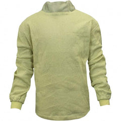 National Safety Apparel - Size 3XL Yellow Cut Resistant Long Sleeve T-Shirt - Exact Industrial Supply