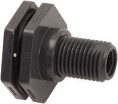 Hayward - 1" PVC Plastic Pipe Bulkhead Tank Adapter - Schedule 80, Socket x Socket End Connections - All Tool & Supply