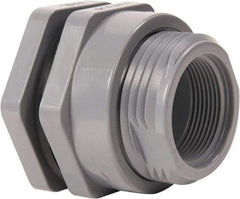 Hayward - 1" CPVC Plastic Pipe Bulkhead Tank Adapter - Schedule 80, Socket x Thread End Connections - All Tool & Supply