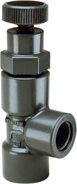 Hayward - 150 Max psi Angle Globe Pressure Reducing Valve - 3/4" Threaded Connection - All Tool & Supply