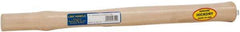 Made in USA - 18" Long Replacement Handle for Blacksmith Hammers - 1-1/4" Eye Length x 1" Eye Width, Hickory, Material Grade Type A - All Tool & Supply